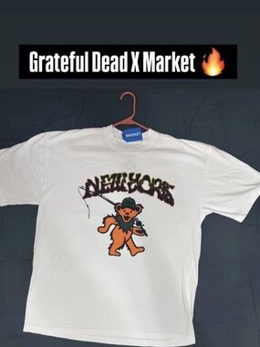 MARKET STUDIOS Grateful Dead  X Dead Jerry Bear New York Size Medium STREETWEAR